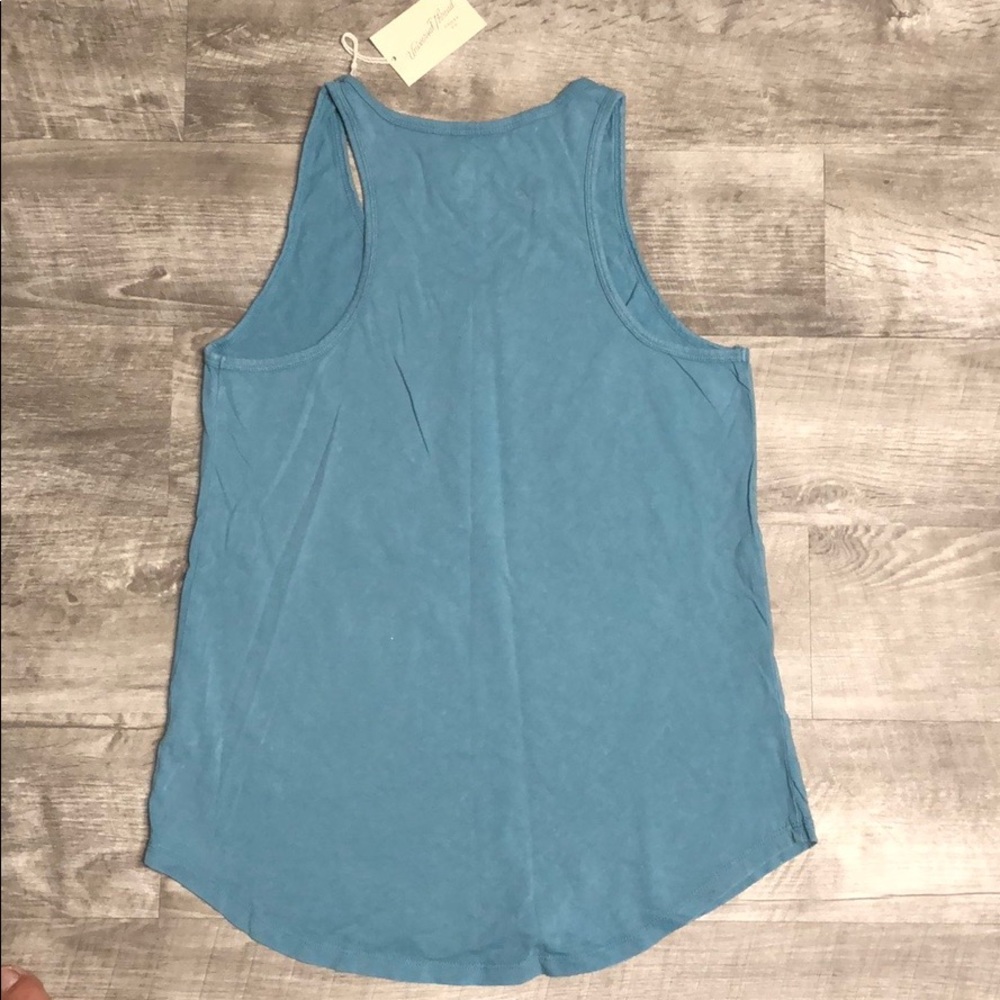 NWT Universal Thread Blue Sun Fade Wash Tank - Picture 5 of 5